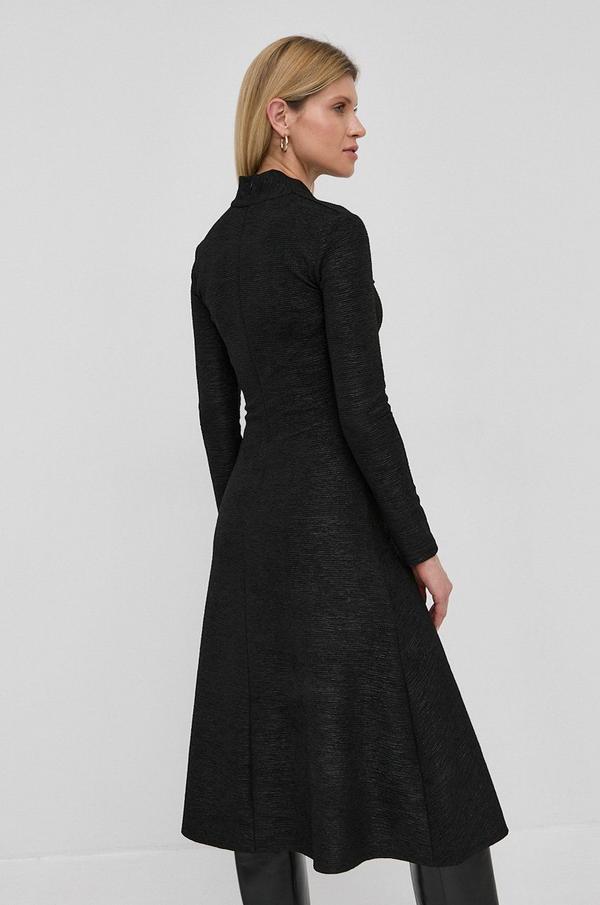 Šaty MAX&Co. černá barva, mini, áčková