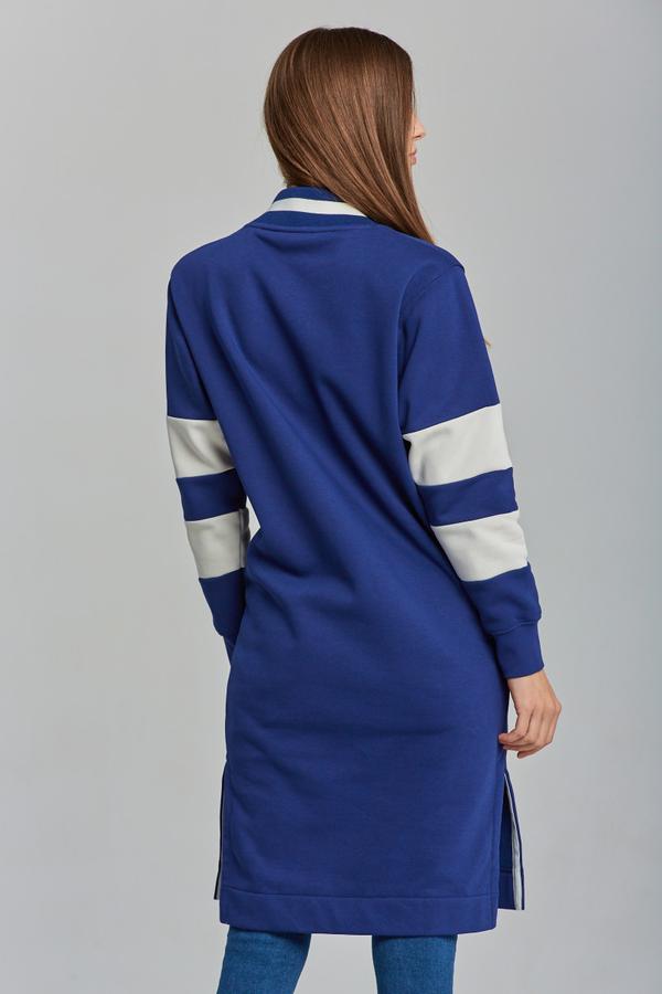 ŠATY GANT D1. U.S ROYALTY V-NECK DRESS modrá XL
