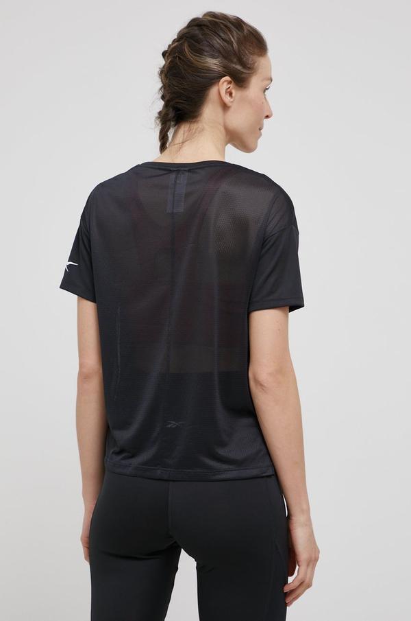 Tričko Reebok GR9469 dámský, černá barva