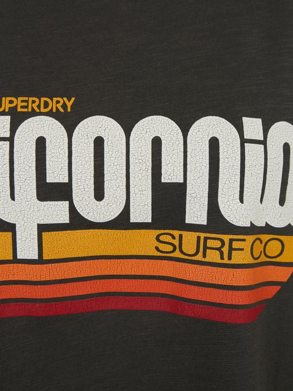SuperDry Cali Surf Raglan Šaty Hnědá