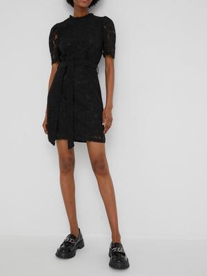 Šaty Answear Lab dámská, černá barva, áčková