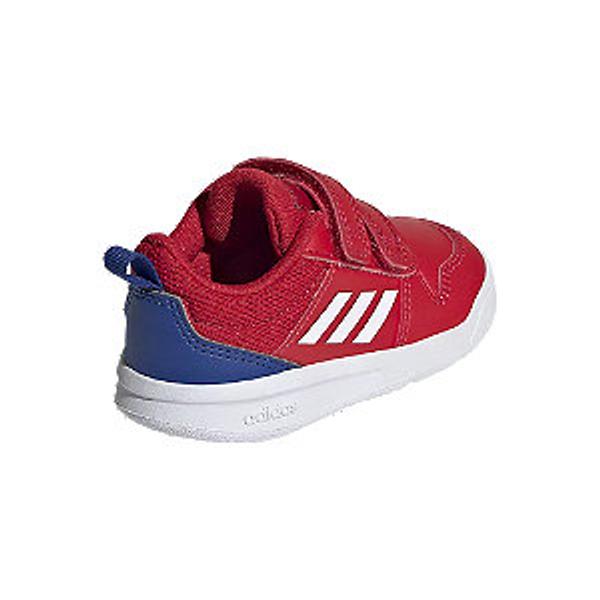 Červené dětské tenisky na suchý zip Adidas Tensaur I