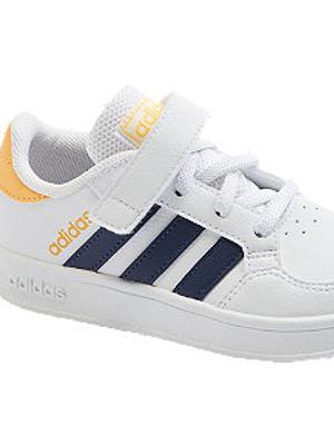 Bílé tenisky na suchý zip Adidas