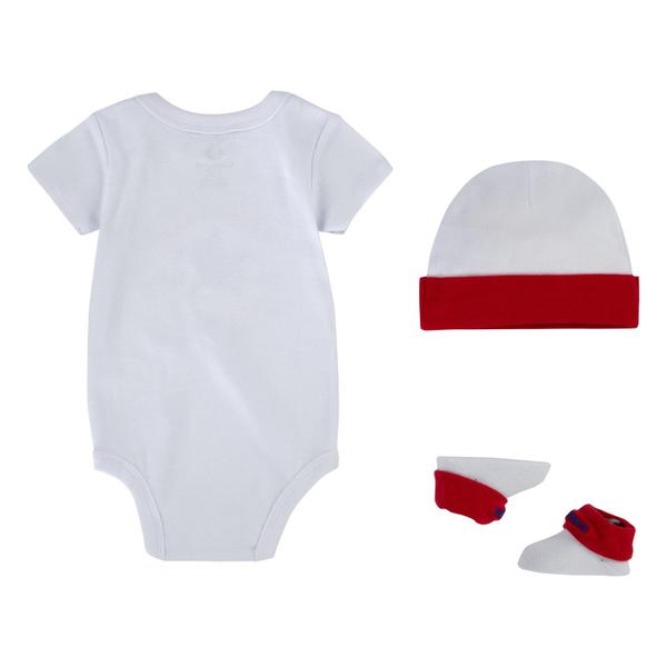 Converse classic ctp infant hat bodysuit bootie set 3pk 6-12 m