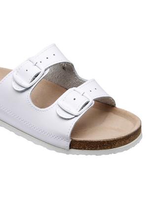 SANTÉ Pánské pantofle bílé 1 pár, Velikost obuvi: 43