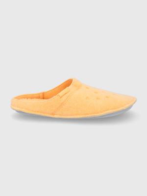 Pantofle Crocs oranžová barva