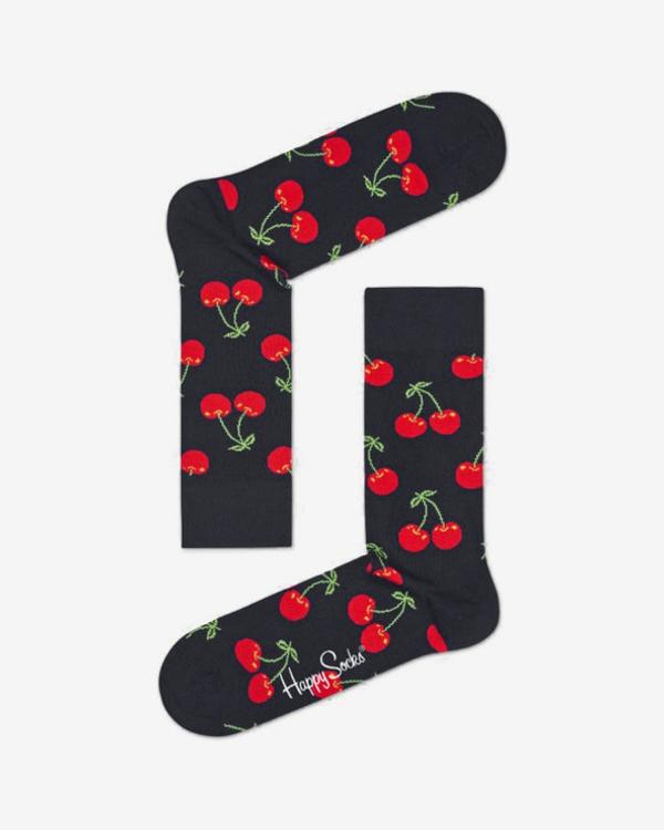 Happy Socks Cherry Ponožky Černá