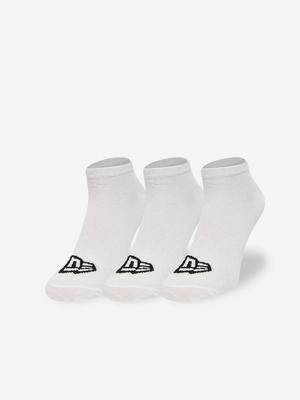 New Era Ponožky 3 páry Bílá