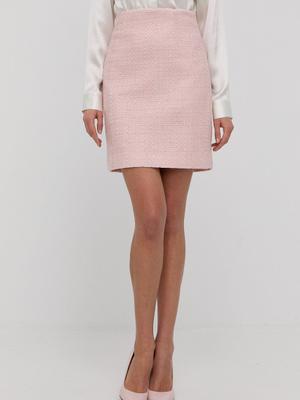 Sukně Marciano Guess růžová barva, mini, jednoduchý