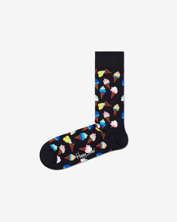 Happy Socks Icecream Ponožky Černá