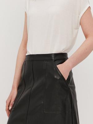 Sukně Vero Moda černá barva, mini, jednoduchá