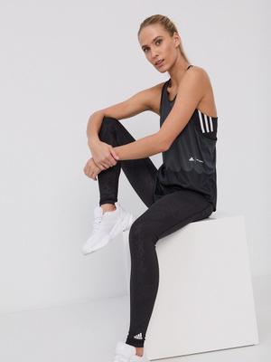 Top adidas Performance x Marimekko dámský, šedá barva