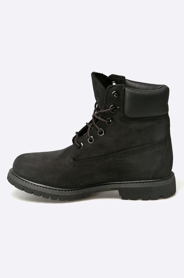 Nízké kozačky Timberland Premium Boot dámské, černá barva, na plochém podpatku, 8658A-BLACK
