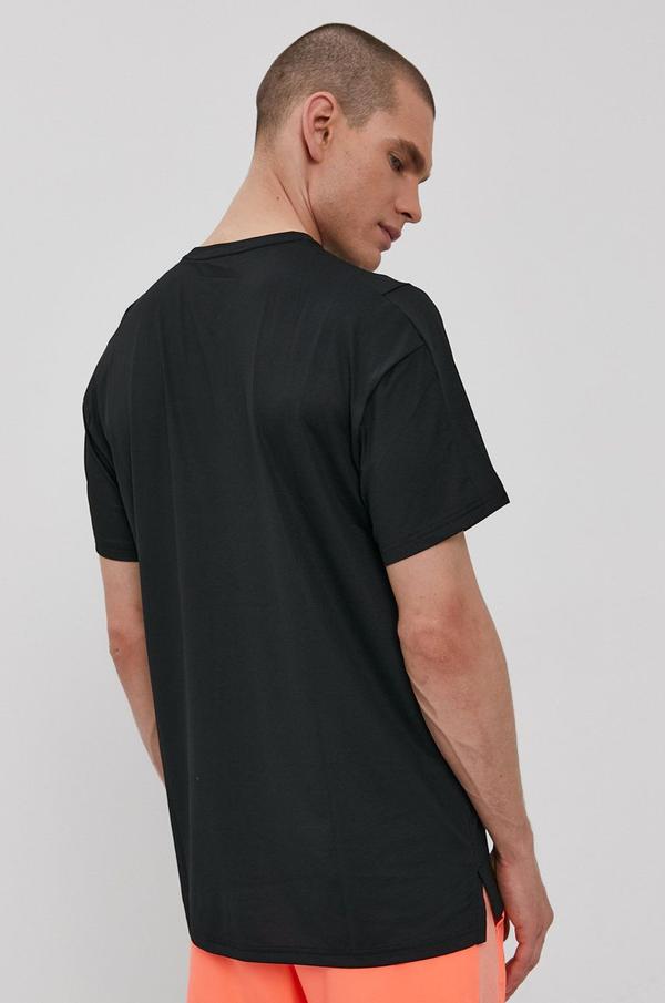 Tričko Nike pánské, černá barva, hladké