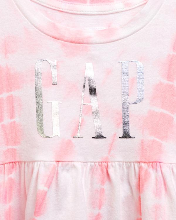 GAP logo Šaty dětské Růžová