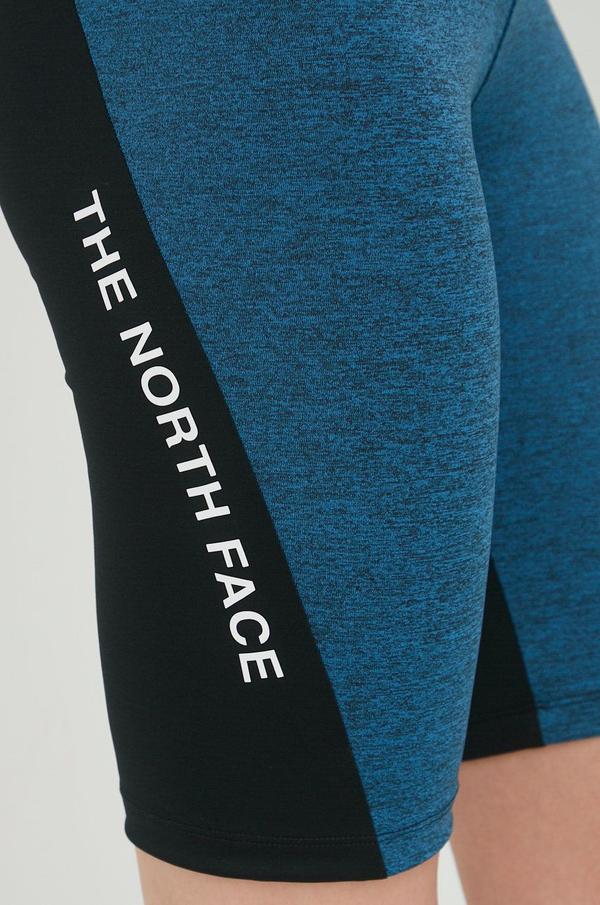 Sportovní šortky The North Face Mountain Athletics dámské, s potiskem, medium waist