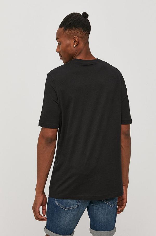 Tričko Reebok Classic GN3661 černá barva, s potiskem