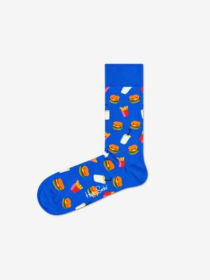 Happy Socks Hamburger Ponožky Modrá