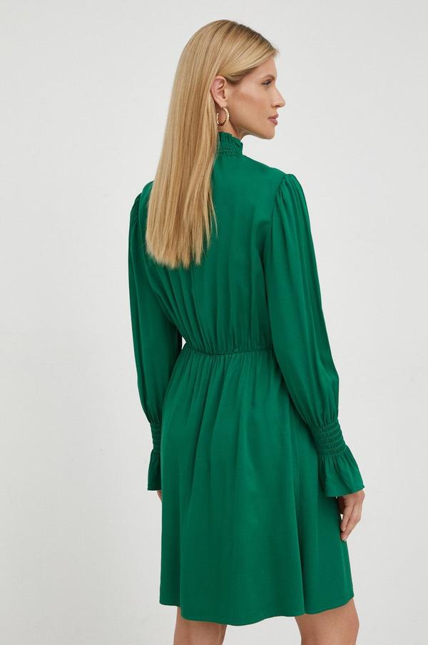 Šaty Silvian Heach zelená barva, mini