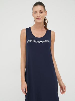 Šaty Emporio Armani Underwear tmavomodrá barva, mini