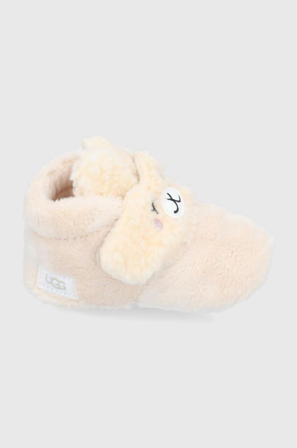 Dětské papuče UGG Bixbee Koala Stuffie průhledná barva