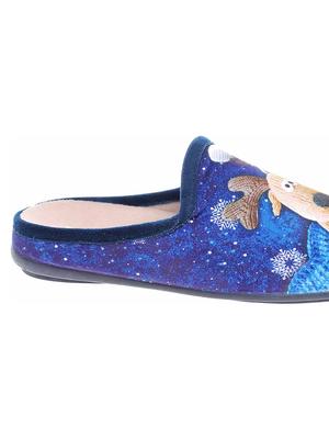 Dámské domácí pantofle Patrizia 1034-9 blue 40