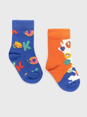 Happy Socks - Dětské ponožky Okay Cereals (2-pak)