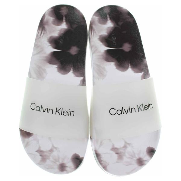 Dámské plážové pantofle Calvin Klein W0HW00859 0K9 Rtw Print 37