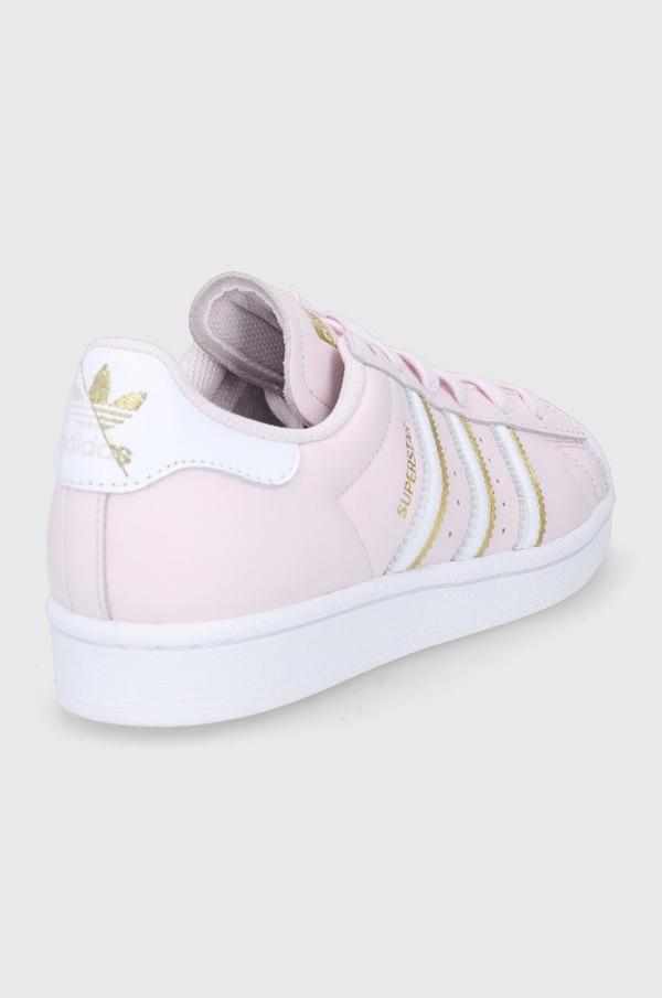 Boty adidas Originals Superstar růžová barva