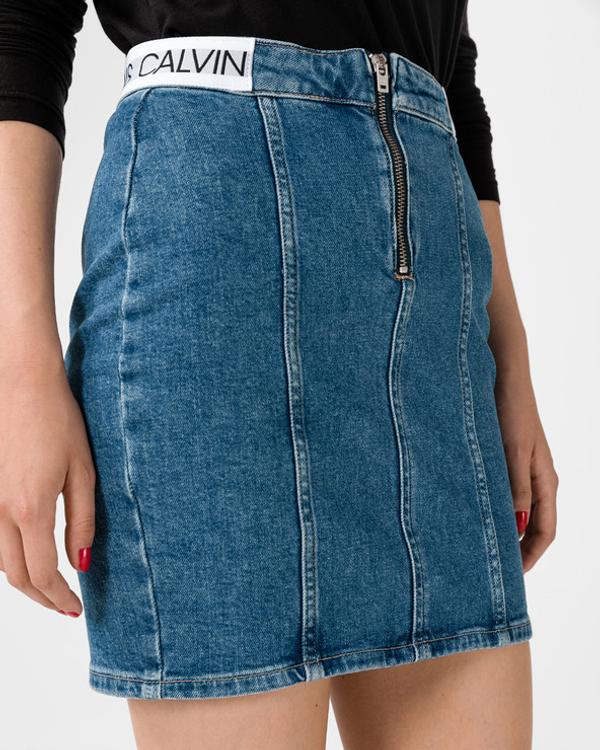 Calvin Klein Jeans Dart Sukně Modrá