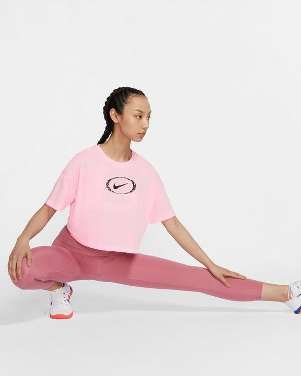 Nike Dri-Fit Crop Top Růžová