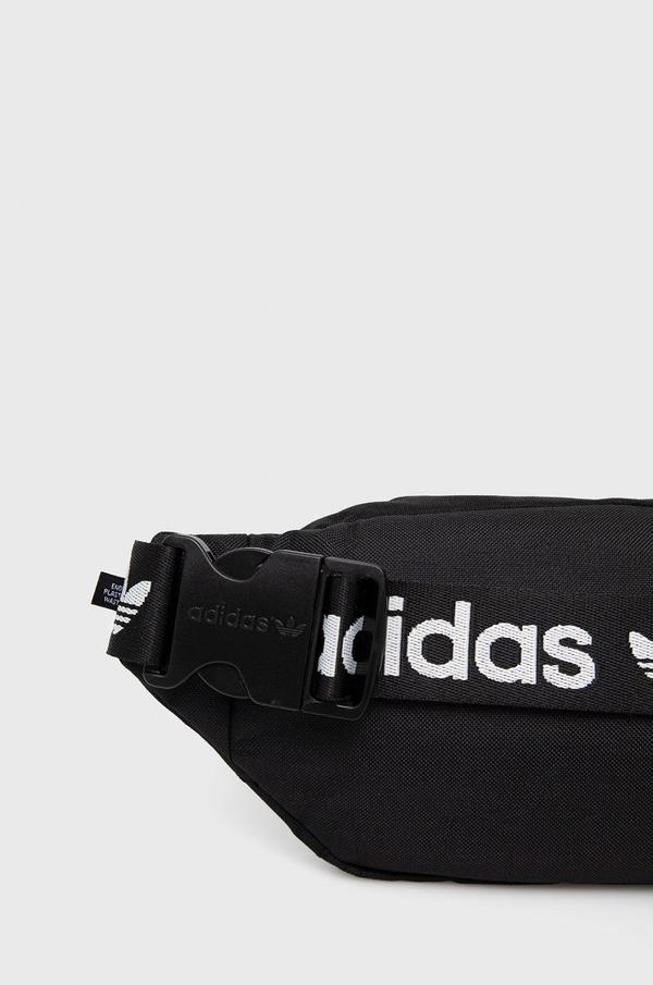 Ledvinka adidas Originals černá barva