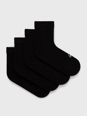 Dětské ponožky United Colors of Benetton (4-pack) černá barva