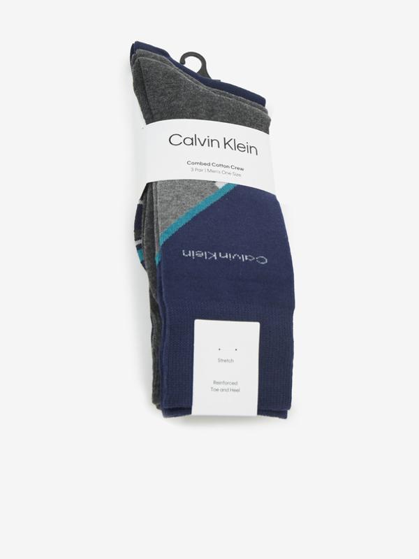 Calvin Klein Underwear	 Ponožky 3 páry Šedá