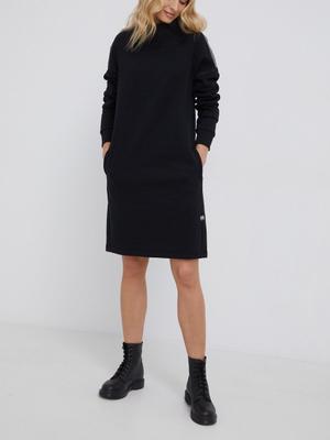 Šaty G-Star Raw černá barva, mini, oversize
