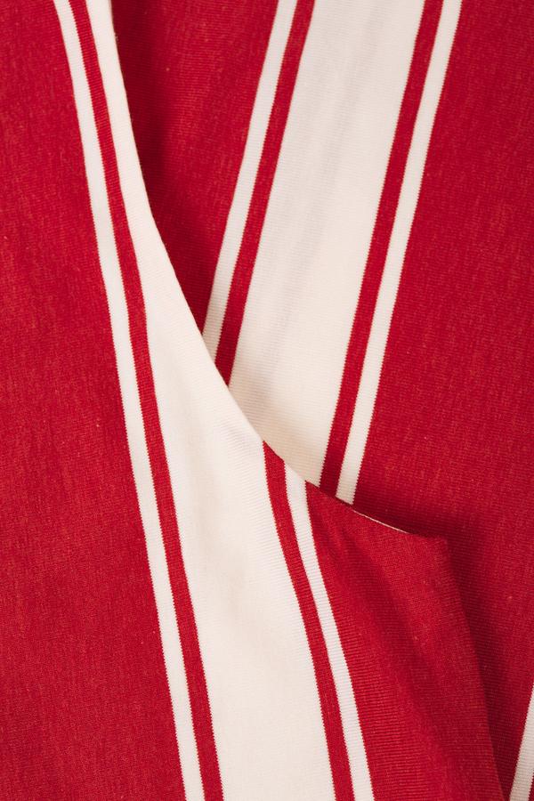 ŠATY GANT D2. STRIPED MAXI JERSEY DRESS červená S