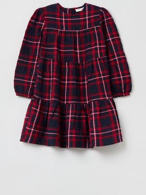 Dívčí šaty OVS tmavomodrá barva, mini, áčkové