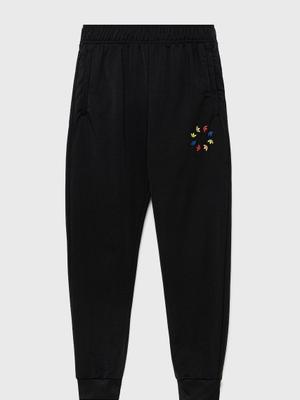 Dětské kalhoty adidas Originals HB9468 černá barva, s potiskem