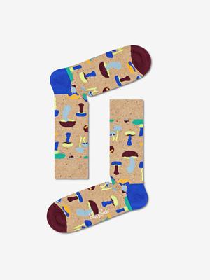 Happy Socks Mushroom Ponožky Hnědá Béžová