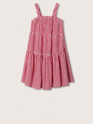 Dívčí šaty Mango Kids Hipo červená barva, mini