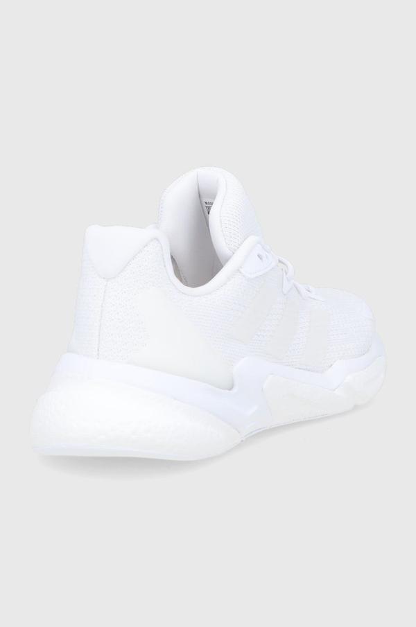 Boty adidas Performance S23688 bílá barva, na plochém podpatku