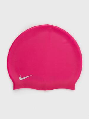 Dětská plavecká čepice Nike Kids růžová barva
