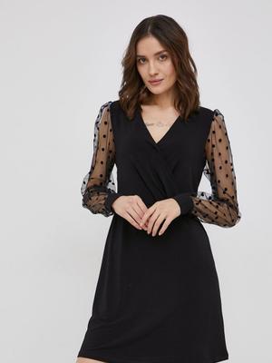 Šaty Only černá barva, mini, áčkové