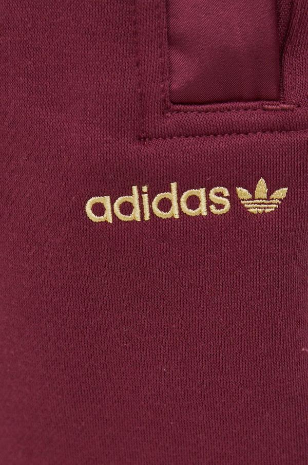 Kalhoty adidas Originals H31289 pánské, fialová barva, hladké