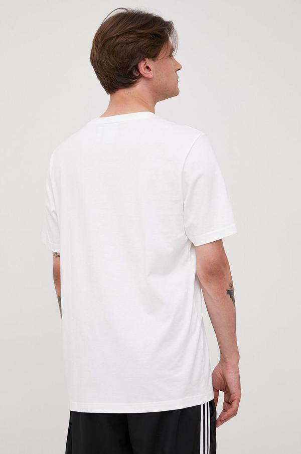 Bavlněné tričko adidas Originals HE4717 bílá barva, s potiskem
