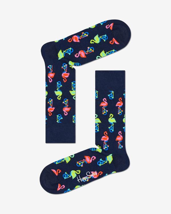 Happy Socks Flamingo Ponožky Modrá