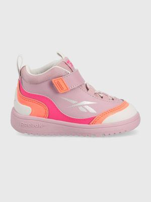 Dětské sneakers boty Reebok Classic fialová barva