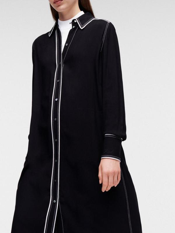 Karl Lagerfeld Šaty Černá