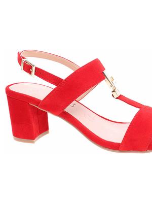Dámské sandály Caprice 9-28303-22 red suede 39