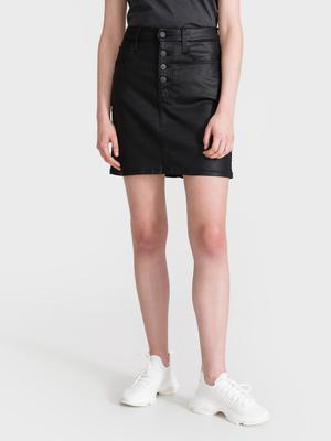 Calvin Klein Jeans High Rise Mini Sukně Černá